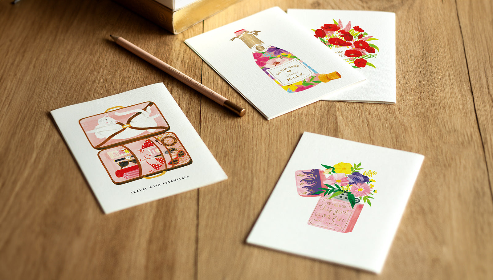 card boxes.