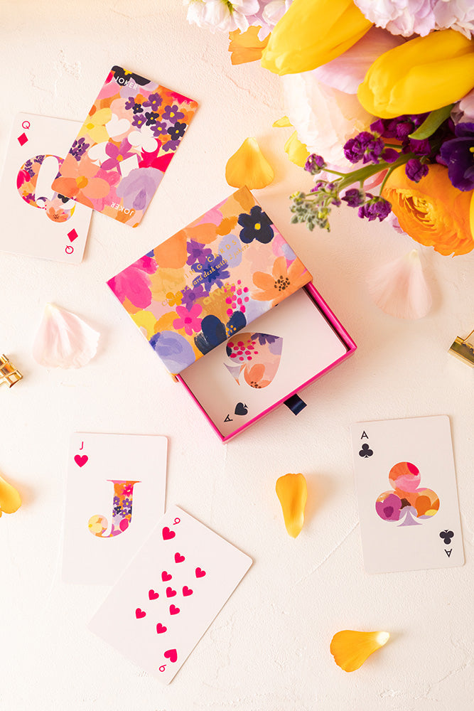 playing cards.