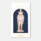 Nut Cracker Christmas Ornament by All the Ways to Say enamel with gold plating pink and gold festive holiday decoration.
