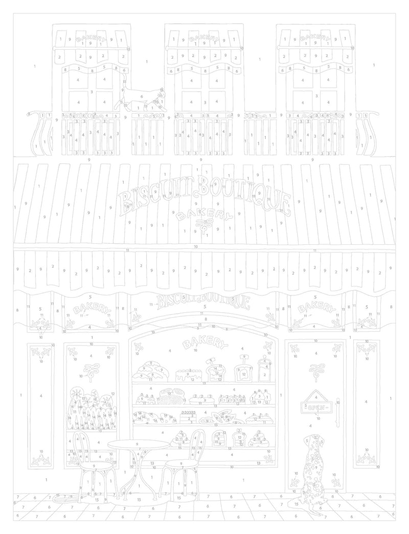 Outline to paint