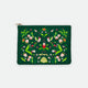 green jungle pouch bag tropical leaves by All The Ways To Say
