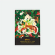 A paper gift tag with a colorful illustration of a white bunny surrounded by green leaves and red berries, with 'ATS Christmas Gift Tags' text at the bottom.