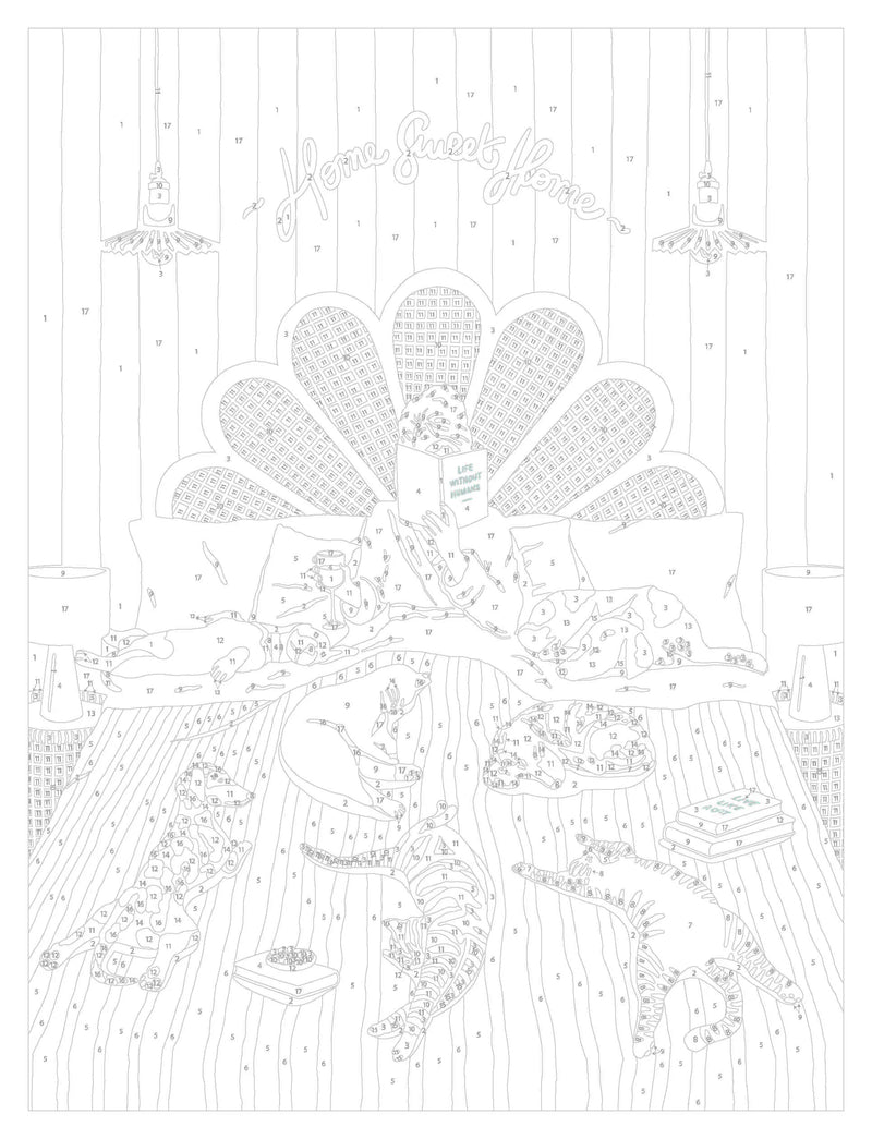 Outline to paint