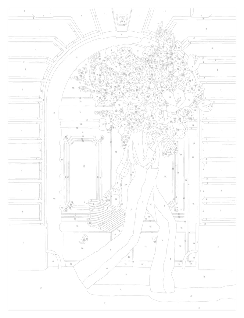 Outline to paint