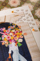 Parisian Door - Puzzle 1000 pieces: a section of the puzzle being assembled on a table with a warm morning light.
