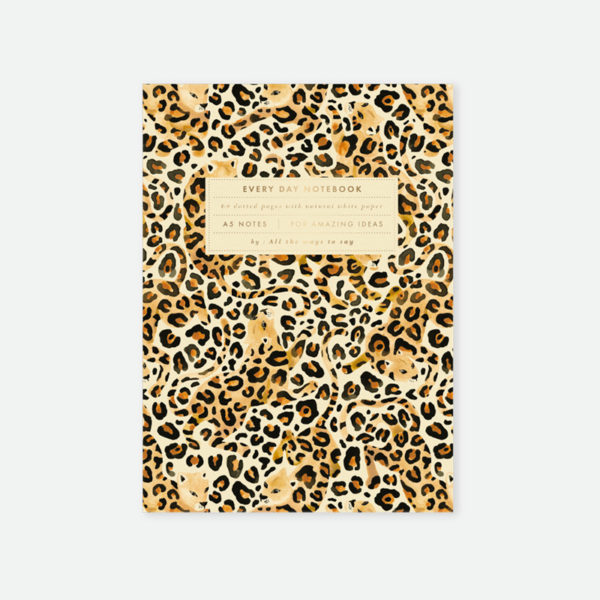 Notebook A5 Leopard