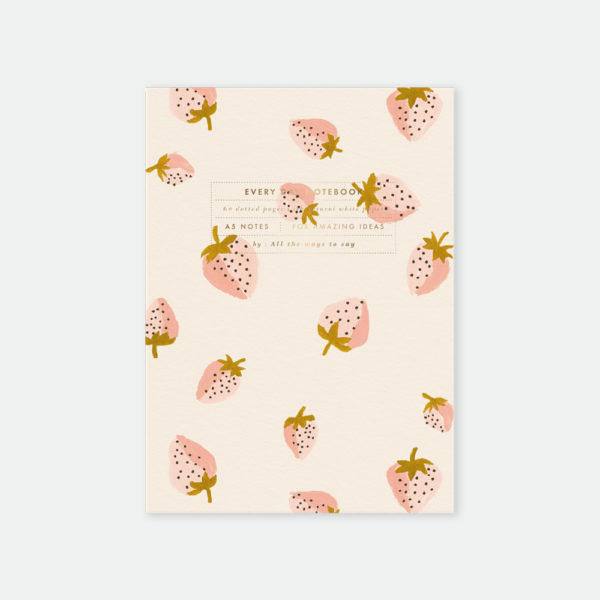 Strawberries Notebook