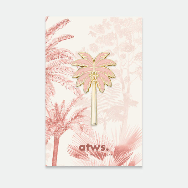 Pink palm tree – pins